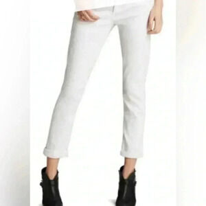 Rag and bone “aged  brt wht” “the Dre” cotton blend casual skinny denim jean 27